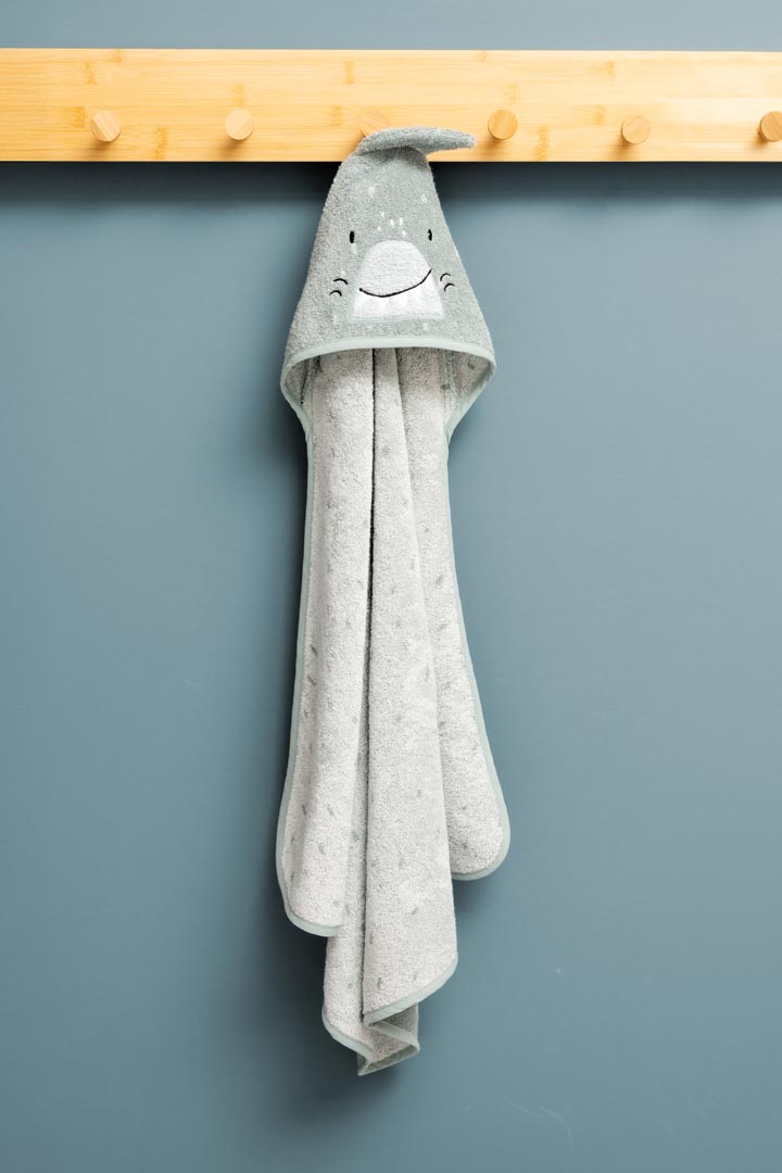 Kapuzenbadetuch | 70x130cm - Mr. Shark